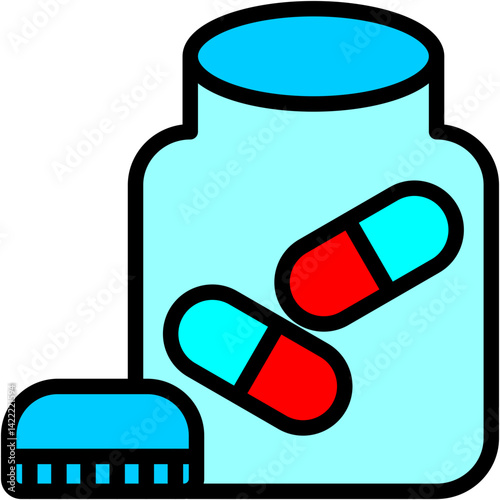  Pill Bottle-color icon