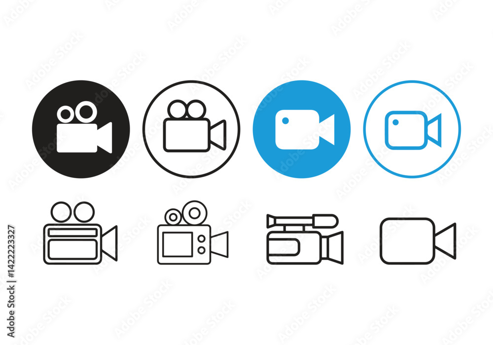 camera icon. Video camera symbol. movie sign vector illustration camera icon. Video camera symbol. movie sign vector illustration
