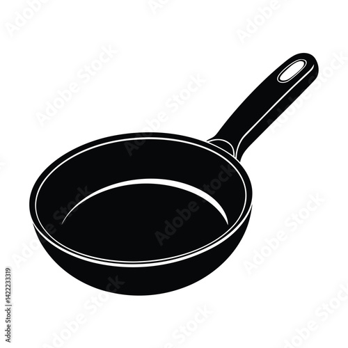 frying pan isolated on white