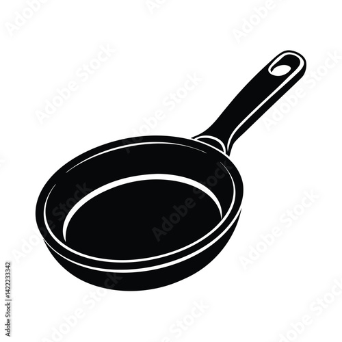 frying pan isolated on white
