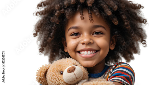 Happy Child with Teddy Bear