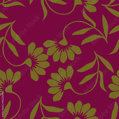 Vintage seamless floral pattern. Liberty style background of small mauve and lilac flowers. Small flowers scattered over a white background. Stock for printing on surfaces