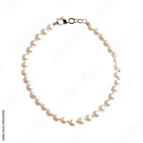Wallpaper Mural Delicate Pearl Anklet With Minimalist Clasp Isolated on a transparent background Torontodigital.ca