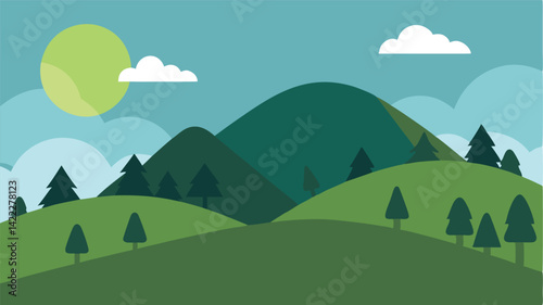 lake view with reflections and trees background