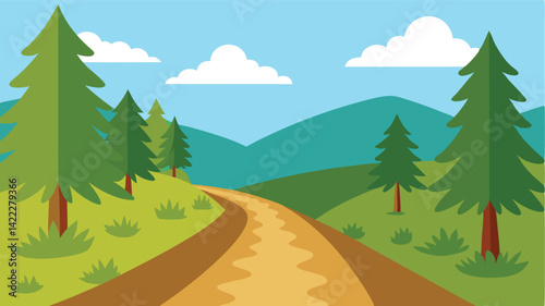 quaint windmill on summer hilltop landscape