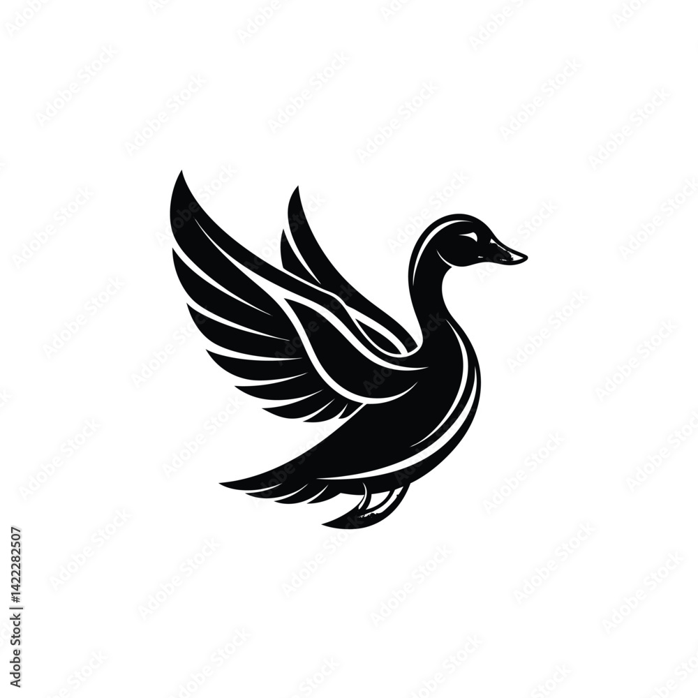 Obraz premium vector illustration of a dove