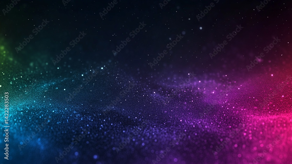Black background with gradient noise at top Black background with gradient noise at top