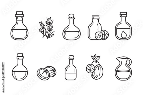 Aioli Icon in Minimalist 2D Line Style