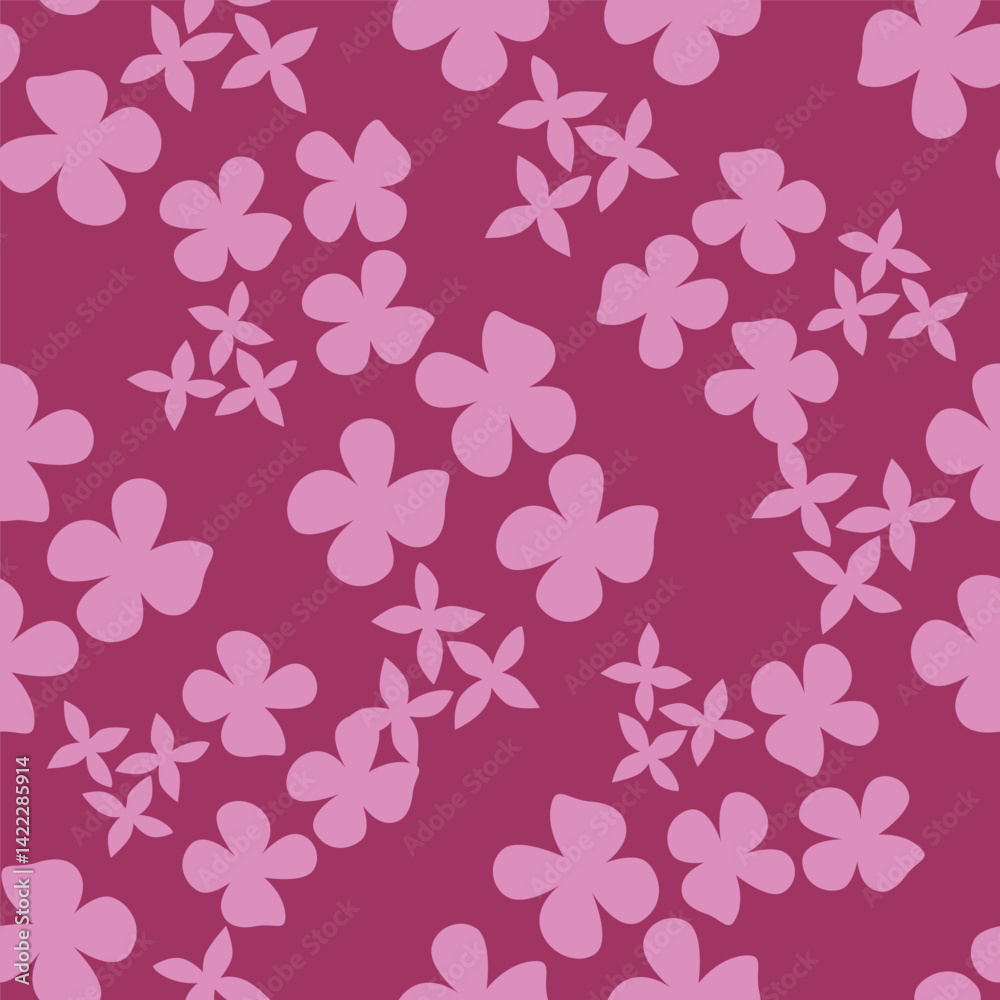 Elegant trendy vector ditsy floral seamless pattern design of beautiful abstract flowers and leaves. Foliage repeat texture background. Suitable for wallpaper, surface printing and textile Elegant trendy vector ditsy floral seamless pattern design of beautiful abstract flowers and leaves. Foliage repeat texture background. Suitable for wallpaper, surface printing and textile