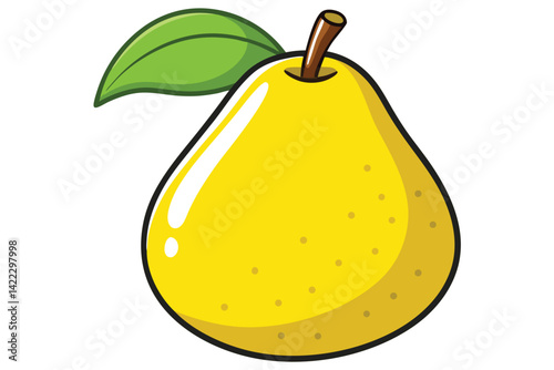 vector pear Sweet, refreshing fruit for vegetarians.