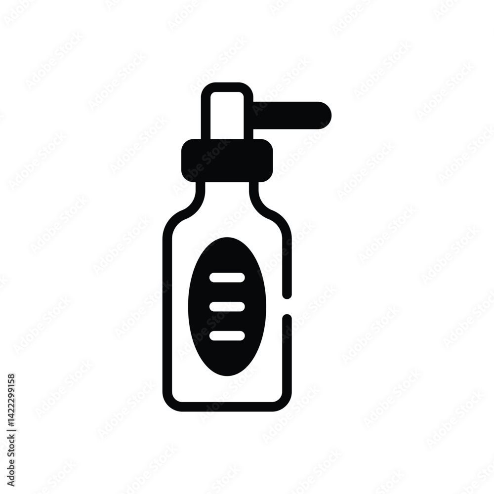 Spray icons set in different style vector stock illustration Spray icons set in different style vector stock illustration