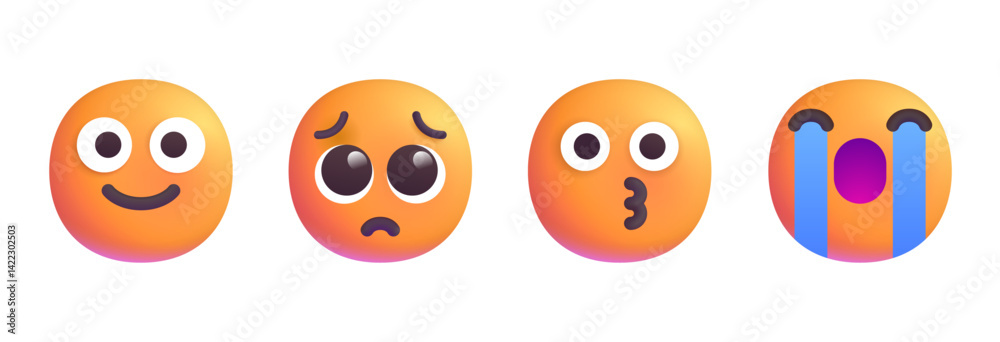 Vector emoji set featuring various smiley faces on a transparent background. Includes different moods like laughing, crying, angry, love, shocked, confused, and happy — perfect for digital use. Vector emoji set featuring various smiley faces on a transparent background. Includes different moods like laughing, crying, angry, love, shocked, confused, and happy — perfect for digital use.