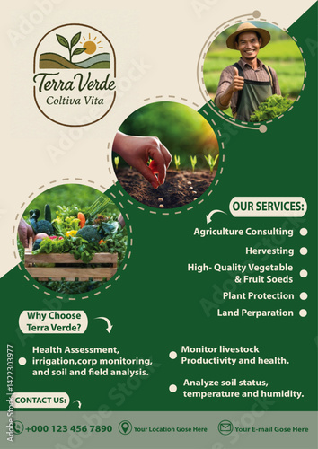 Agriculture Flayer Design