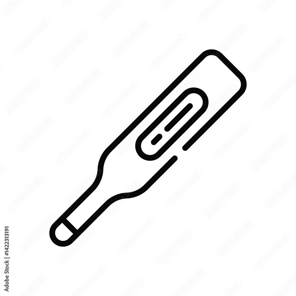 Thermometer icons set in different style vector stock illustration Thermometer icons set in different style vector stock illustration