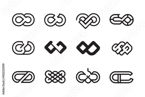 Broken Link Icon Minimalist Design
