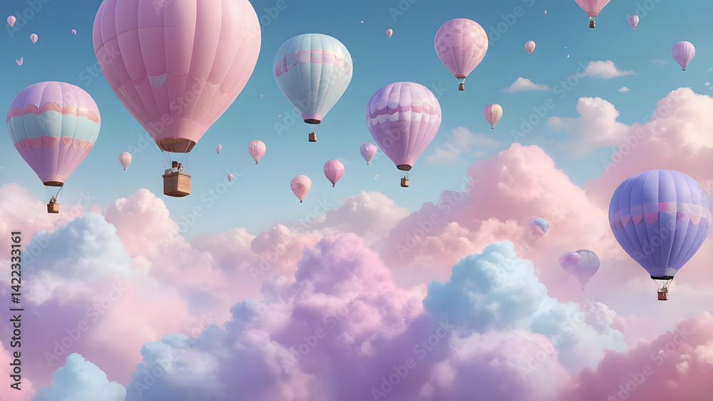 Fototapeta premium hot air balloon