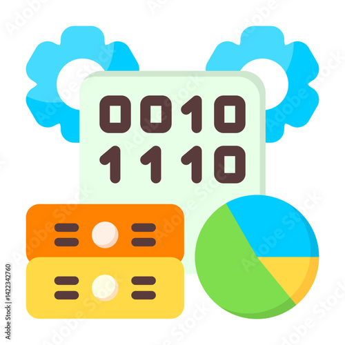 Data Mining Flat Icon