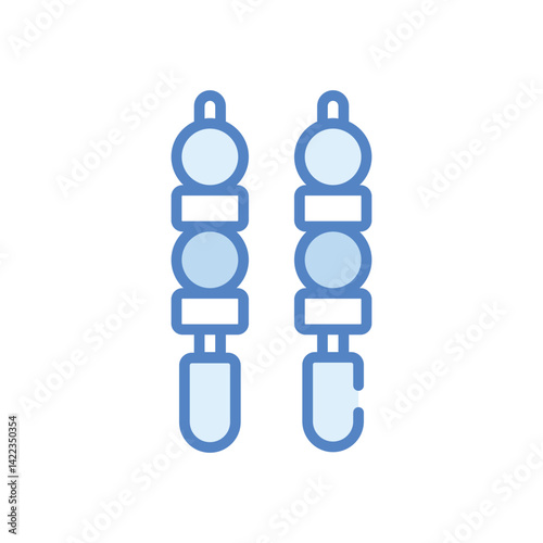 Skewer  Icon vector stock illustration