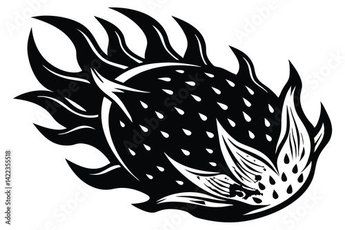 Dragon fruit. Sweet fruit for health. Gives freshness during summer for vegetarians.