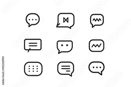 Comment Icon Ultra Minimalist Art