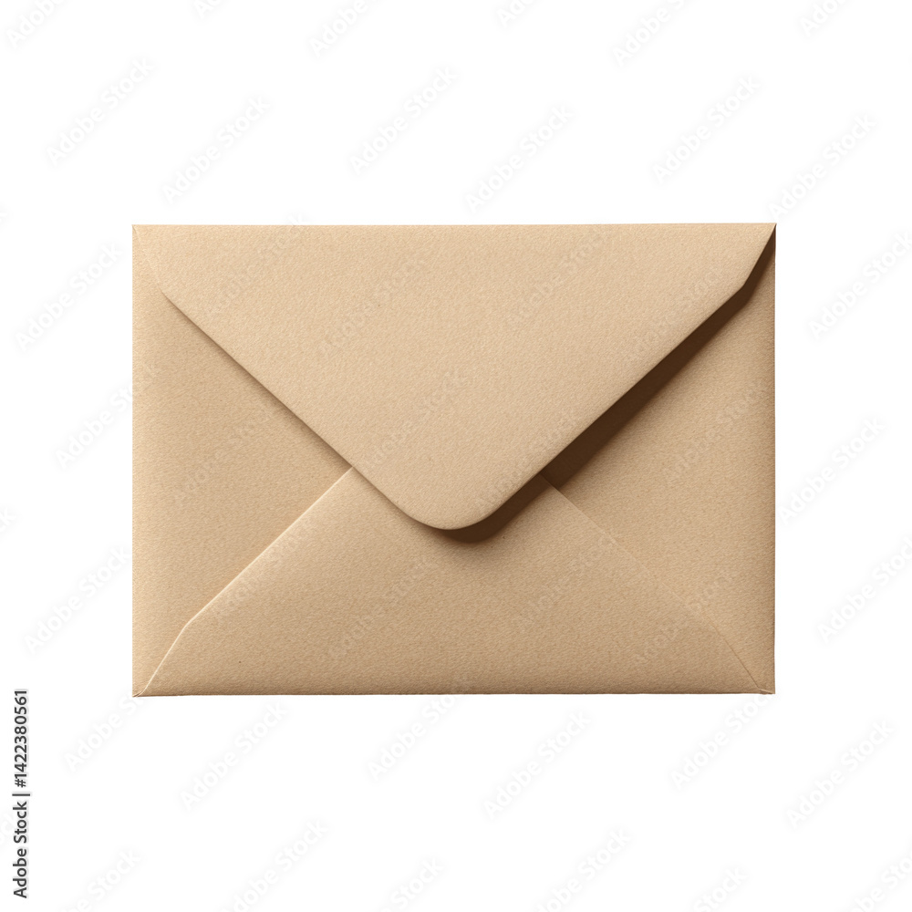 Blank Paper Envelope Mockup For Branding Or Mail Iso isolated on a transparent background Blank Paper Envelope Mockup For Branding Or Mail Iso isolated on a transparent background