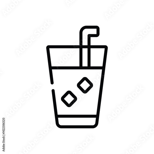 Soda  Icon vector stock illustration
