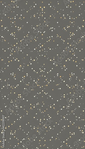 Subtle geometric grid of small, delicate circles in gray, beige, and gold tones, forming a minimalist, seamless pattern ideal for modern, elegant phone wallpapers