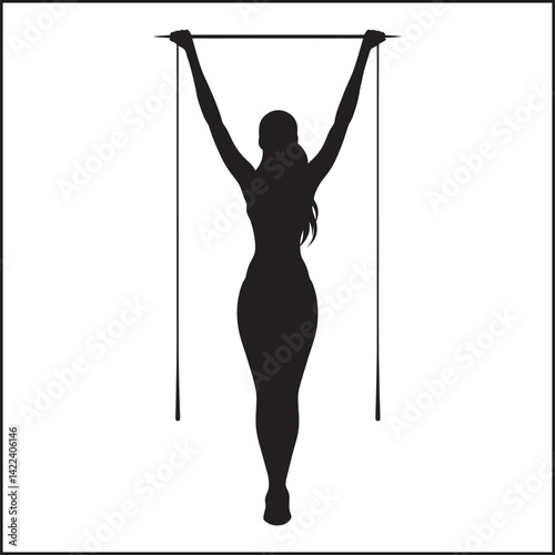 Silhouettes  of Gymnastics, Athlete