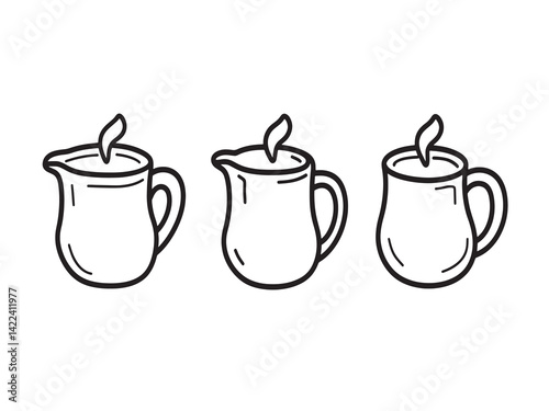 Gravy Icon Minimalist Line Art