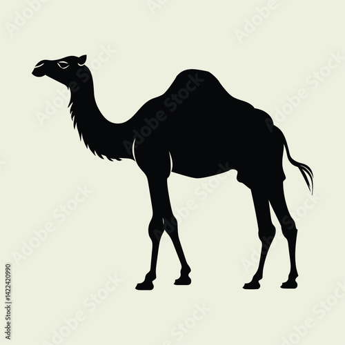 Camel Silhouette, Desert