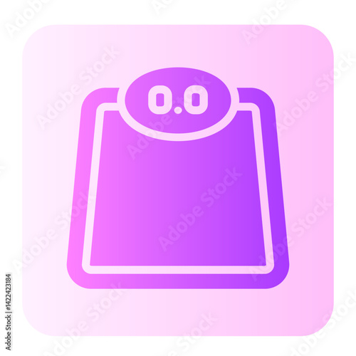Weight Scale gradient icon