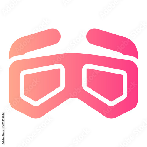 safety googles gradient icon