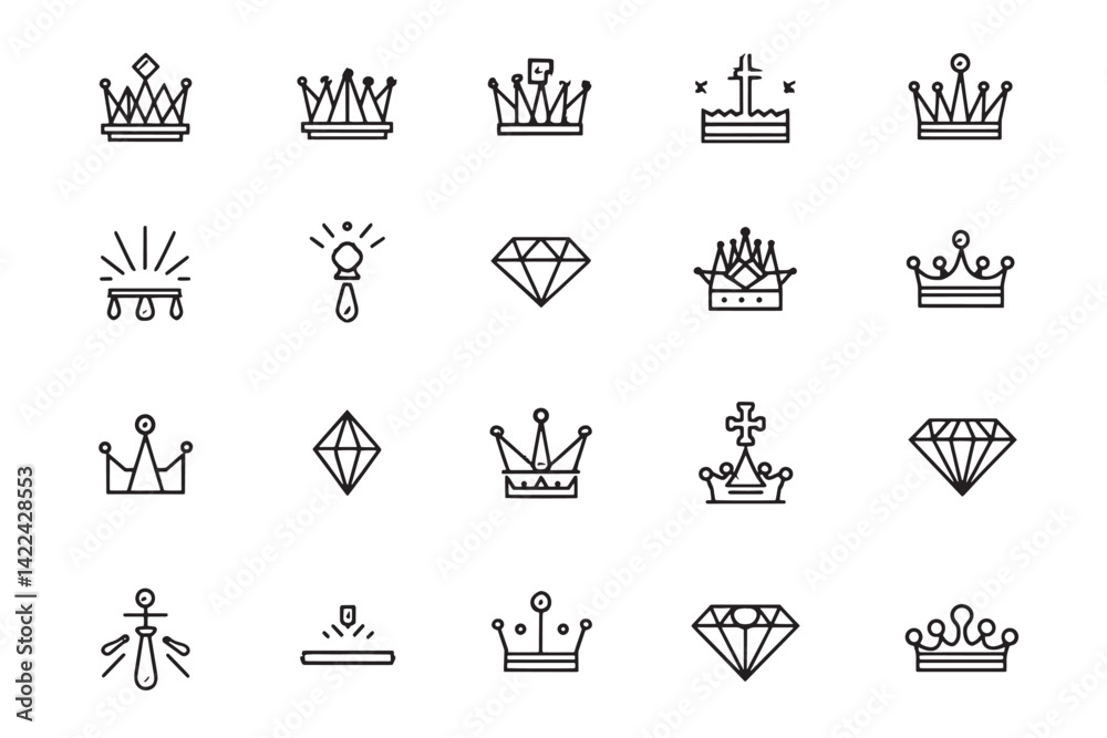 Kasseri Minimalist Line Art Icon
