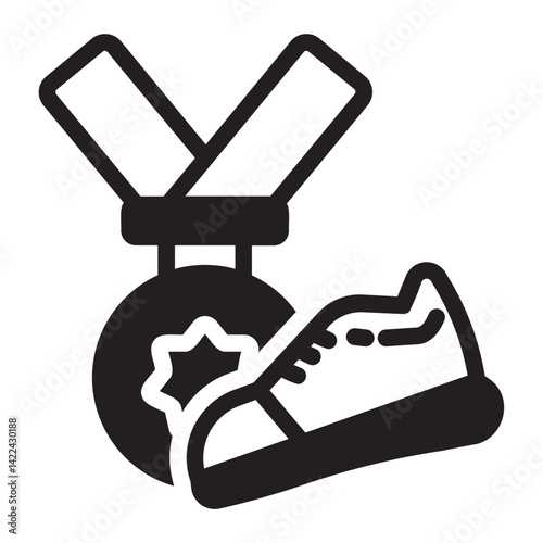 Medal  glyph icon