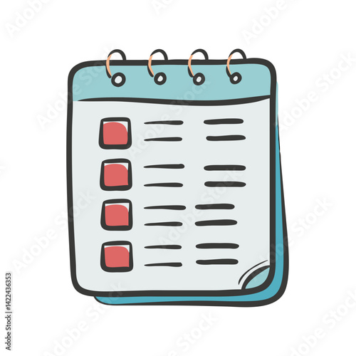 attendance sheet icon, attendance sheet vector illustration-simple illustration of attendance sheet, perfect for attendance sheet logos and icons