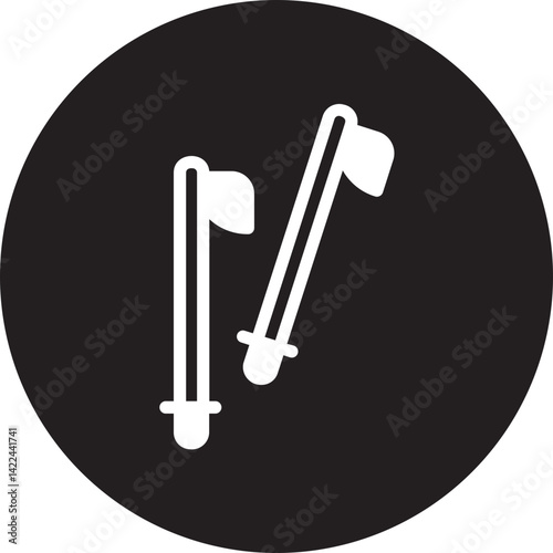 Poles  glyph icon