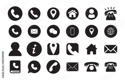 House icon with thin black stock