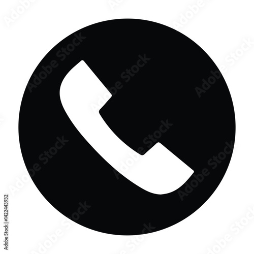 Phone icon collection. Call sign symbol