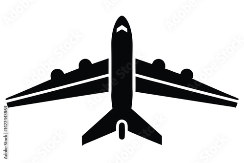 Airplane vector icon