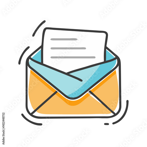 direct mail icon, direct mail vector illustration-simple illustration of direct mail, perfect for direct mail logos and icons