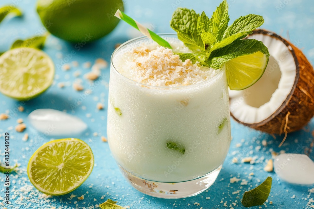 Refreshing coconut lime smoothie Refreshing coconut lime smoothie