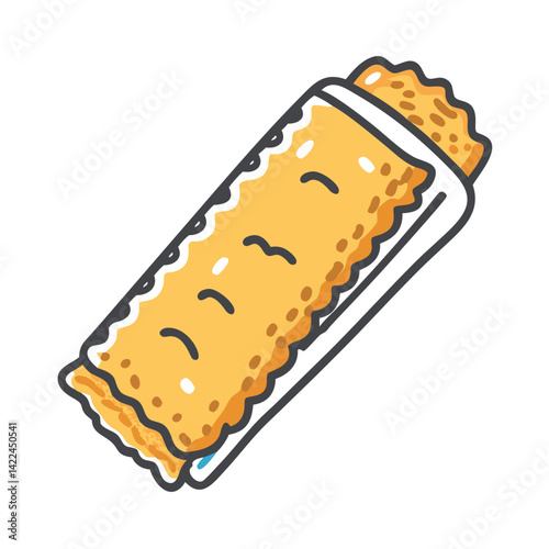 granola bar icon, granola bar vector illustration-simple illustration of granola bar, perfect for granola bar logos and icons
