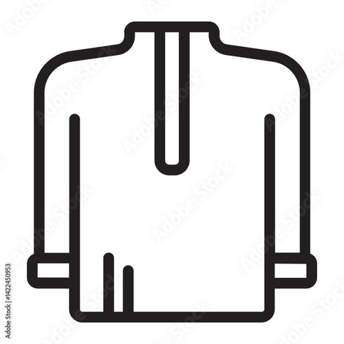 Jacket  line icon