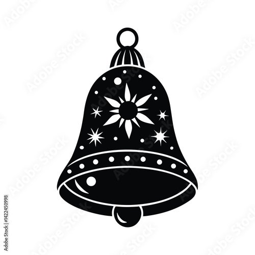 christmas bell isolated on white