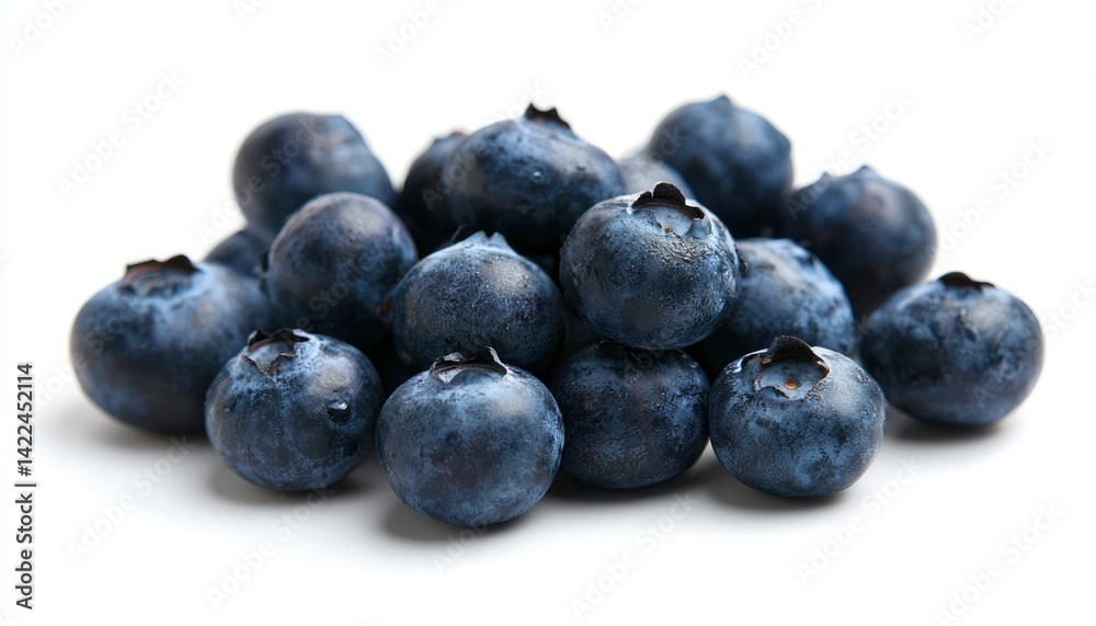 Fresh blueberries pile (1)