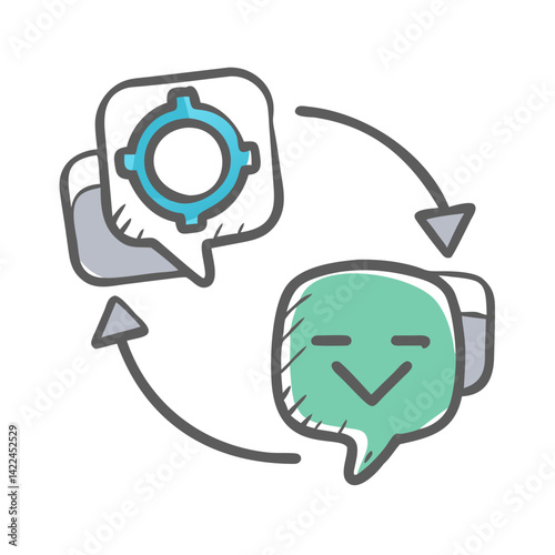 machine translation icon, machine translation vector illustration-simple illustration of machine translation, perfect for machine translation logos and icons