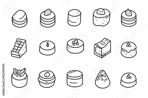 Modern Milkshake 2D Icon Design