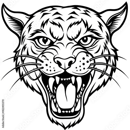 cheetah line art