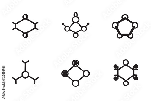 Molecule Icon Chemical Structure Symbol
