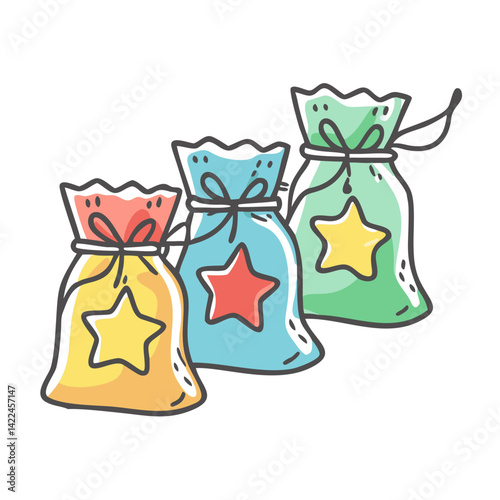 party favor bags icon, party favor bags vector illustration-simple illustration of party favor bags, perfect for party favor bags logos and icons